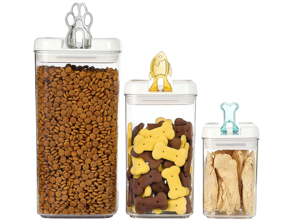 Felli Flip Tite paw-bone lid seals pet food for lasting freshness.
