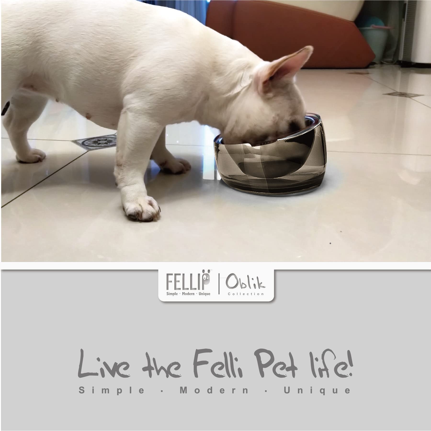Felli Oblik non-slip base prevents sliding during meals