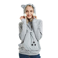 Felyong pet carrier hoodie ear design adds cute style for pet lovers