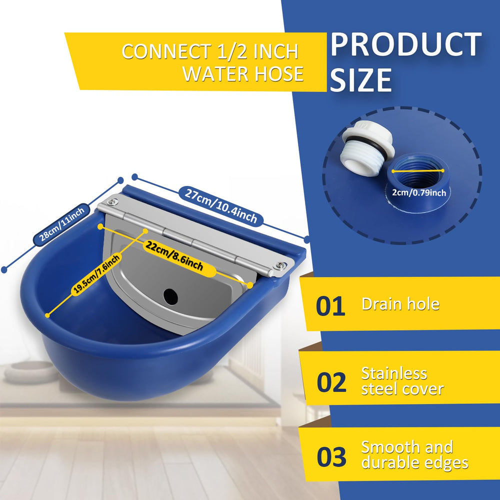 Femitu 4L capacity bowl emphasizes longer intervals between refills