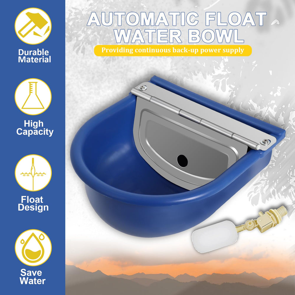 Femitu automatic waterer mounted on wall shows easy installation and secure mounting