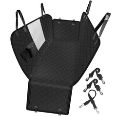 Femuar dog car seat cover full view demonstrates durable protection for cars during travel and easy cleanup.