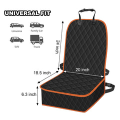 Femuar nonslip-back keeps the cover in place for safer journeys.