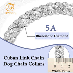 Fengco silver collar buckle detail for secure fit during active days