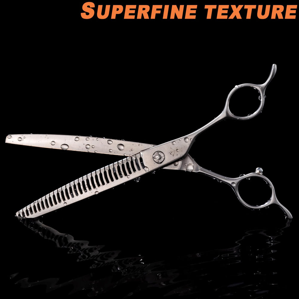 Fengliren curved thinning scissors care and maintenance guidelines included