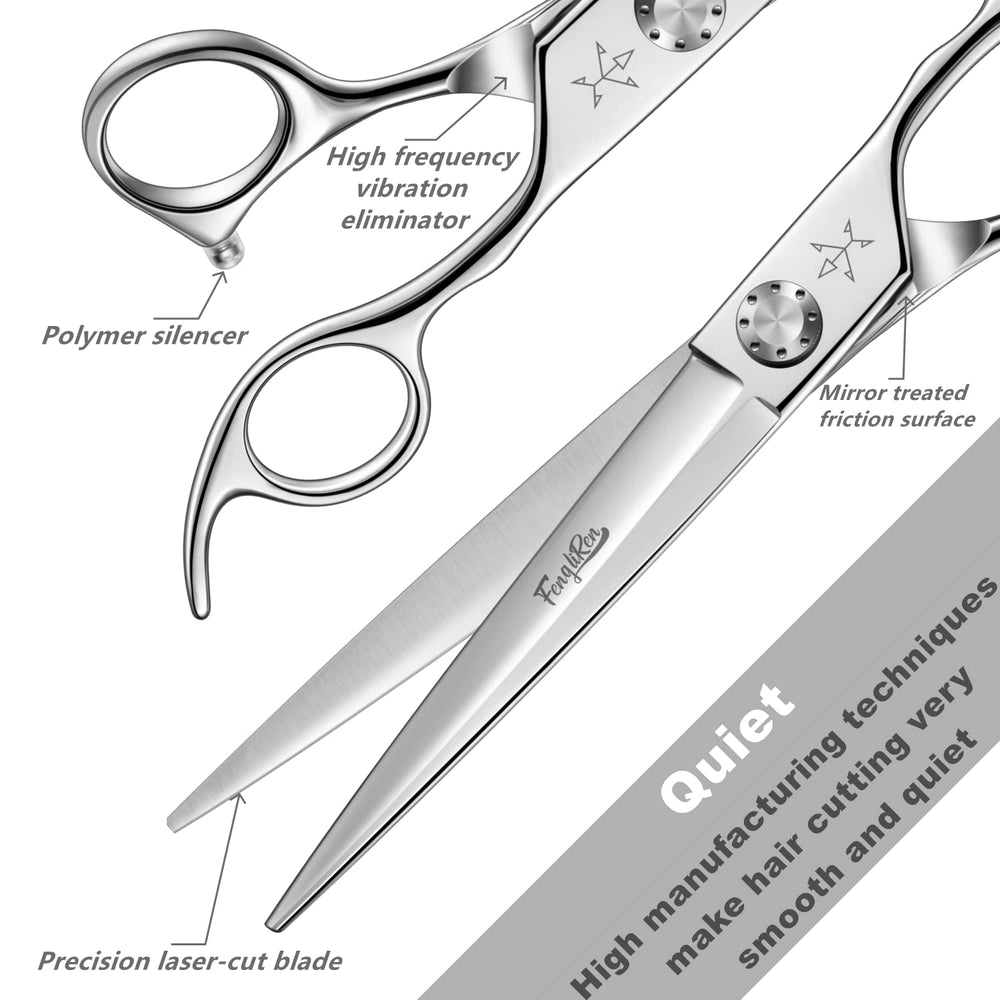 Fengliren dog grooming scissors stainless steel alloy for durable performance.