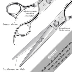 Fengliren dog grooming scissors stainless steel alloy for durable performance.
