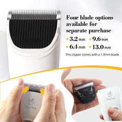 FENICE PEAK 2600mAh battery enables up to five hours of cordless grooming.