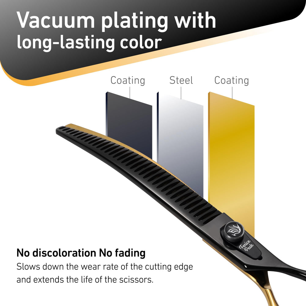 Fenice Peak 440C stainless steel durability for tough fur.
