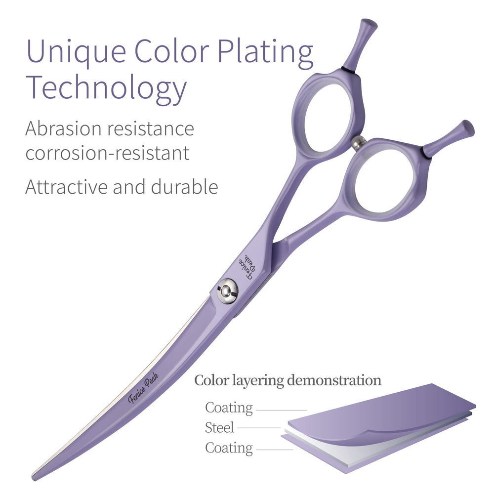 Fenice Peak 440C stainless steel blade close-up showing durable sharp grooming performance