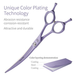 Fenice Peak 440C stainless steel blade close-up showing durable sharp grooming performance
