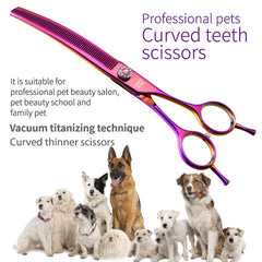 Fenice Peak thinning scissors in 440C stainless steel for durable sharp performance