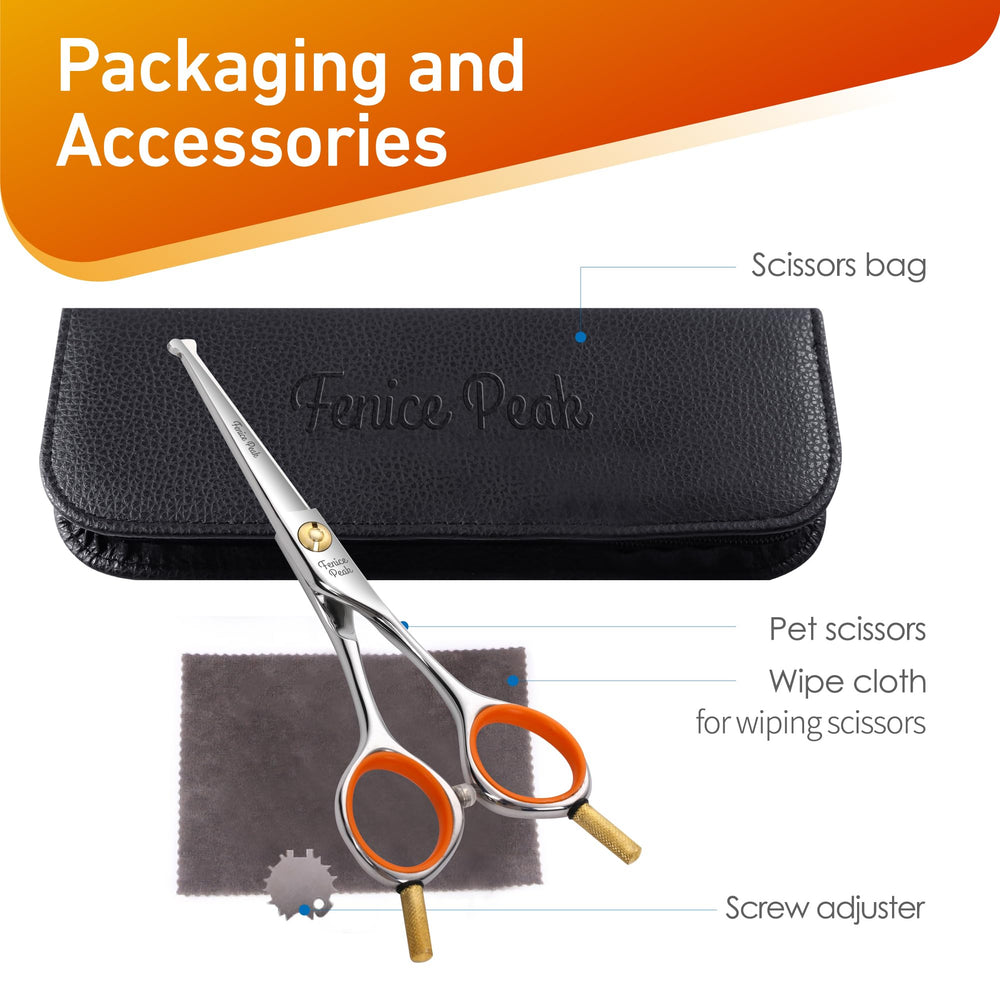 Fenice Peak grooming scissors come with warranty and reliable after-sales support.