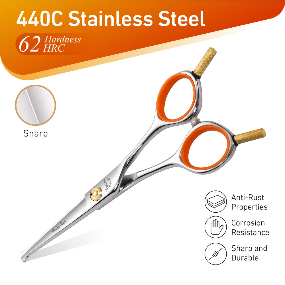 Fenice Peak 5'' ergonomic handle facilitates comfortable, controlled cuts.