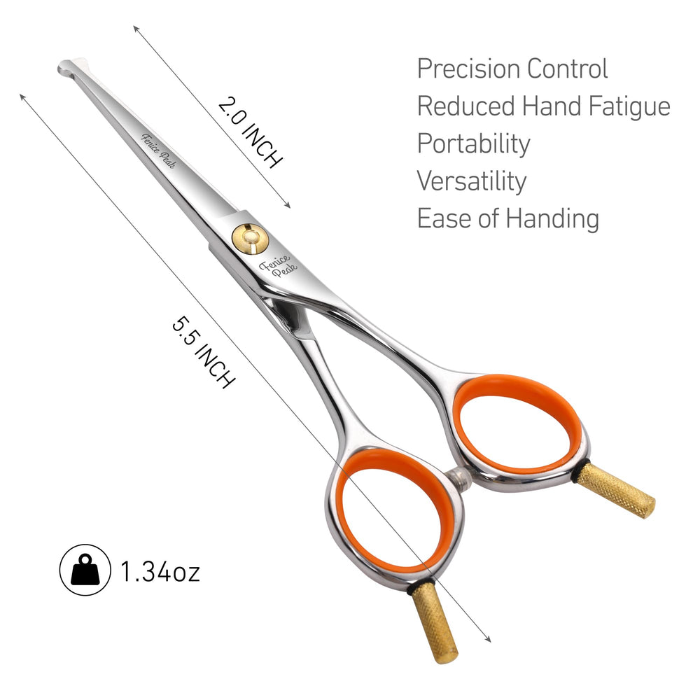Fenice Peak lightweight design reduces hand fatigue during longer grooming sessions.
