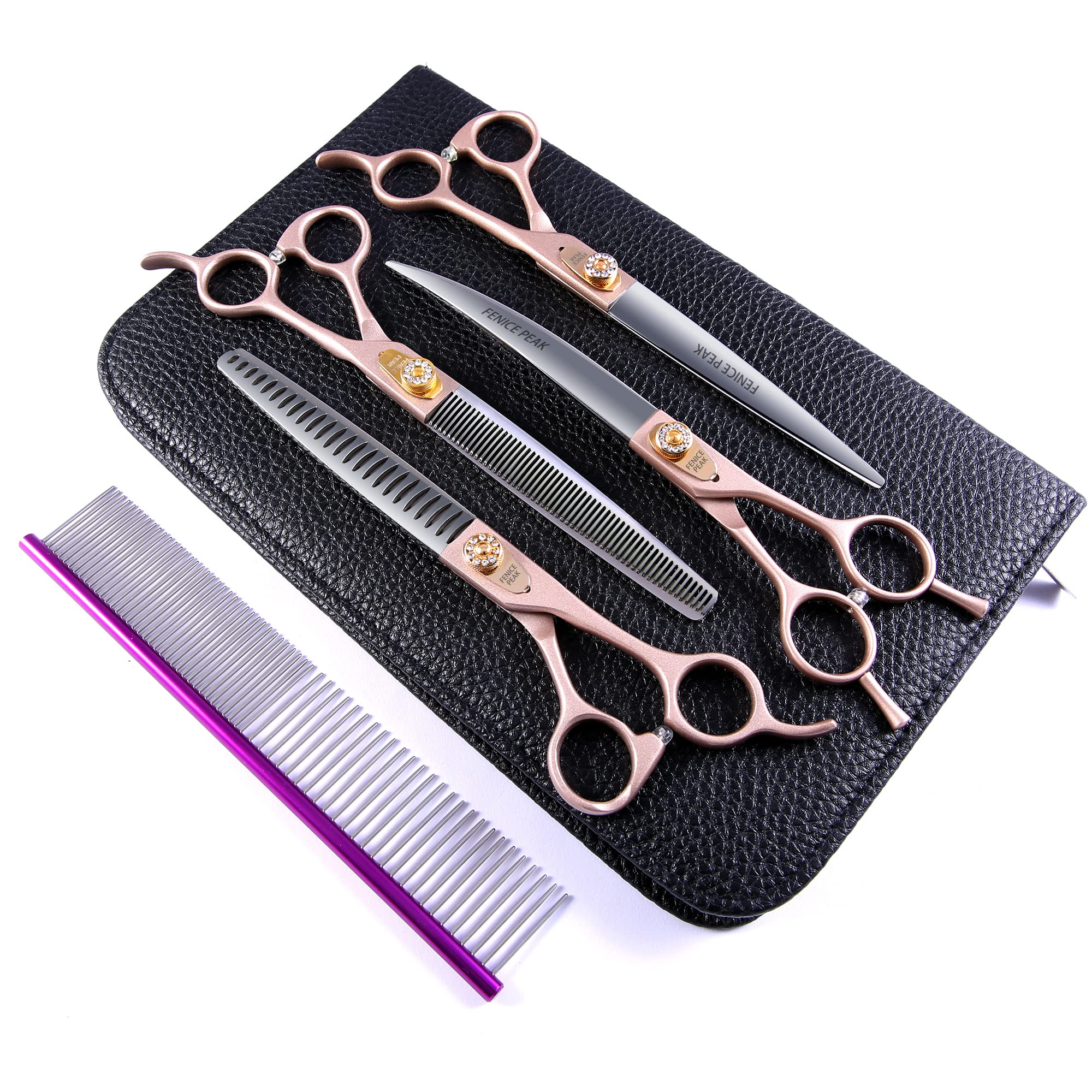 Fenice Peak 7.5in thinning scissor for feathering and natural look