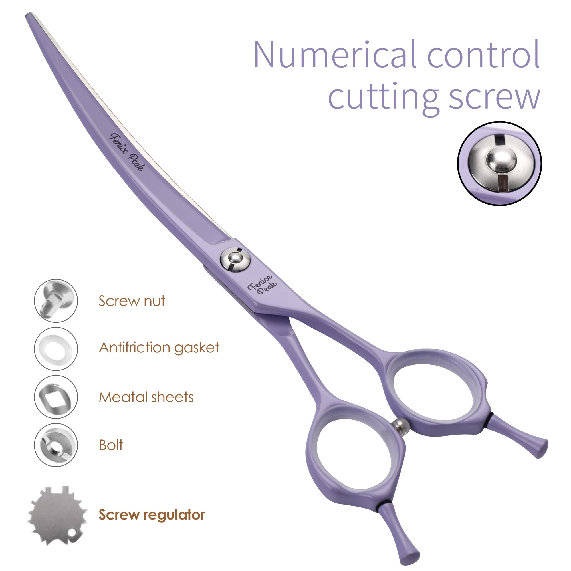 Fenice Peak adjustable screw for easy sharpening and blade maintenance