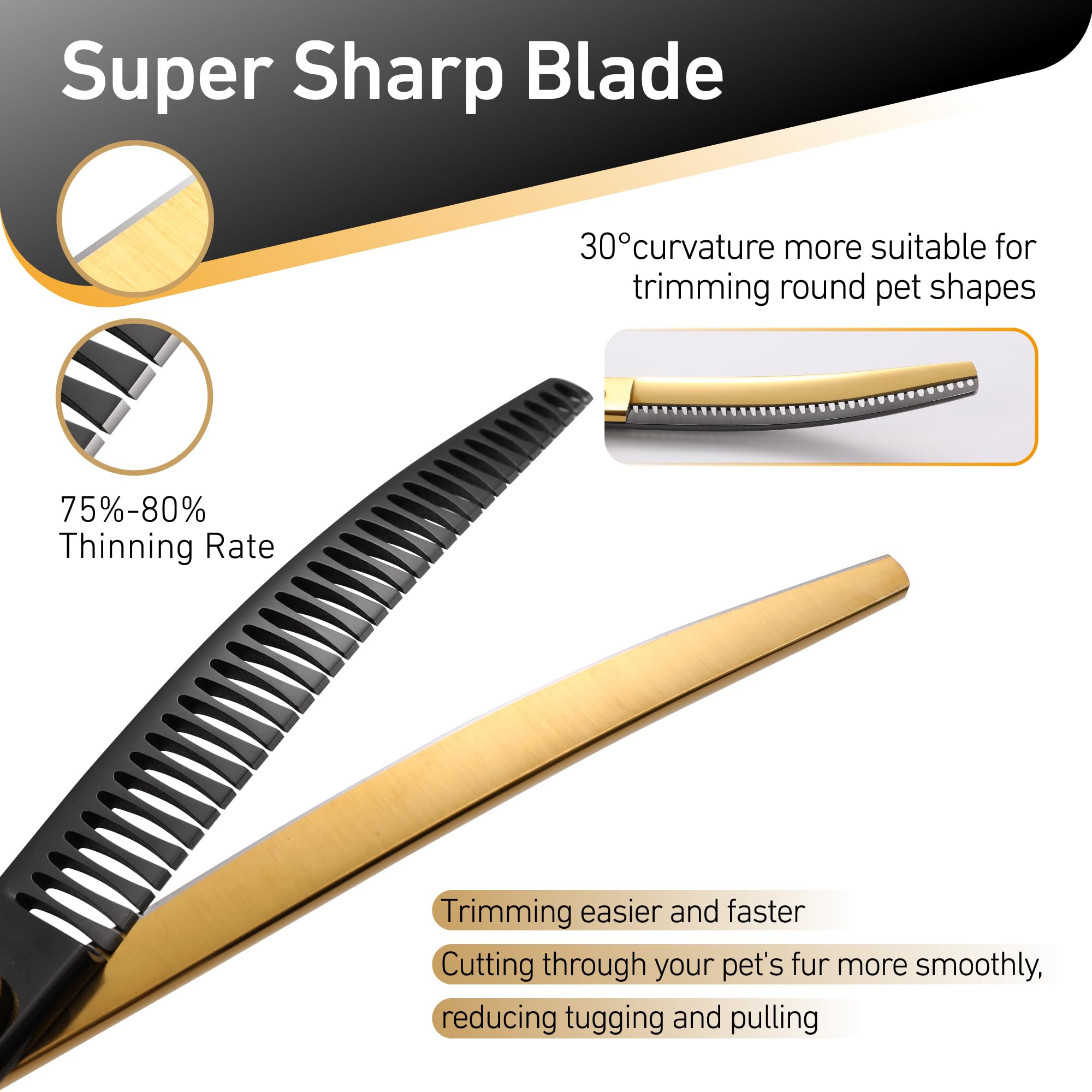 Fenice Peak adjustable screw for blade tuning and sharpening.