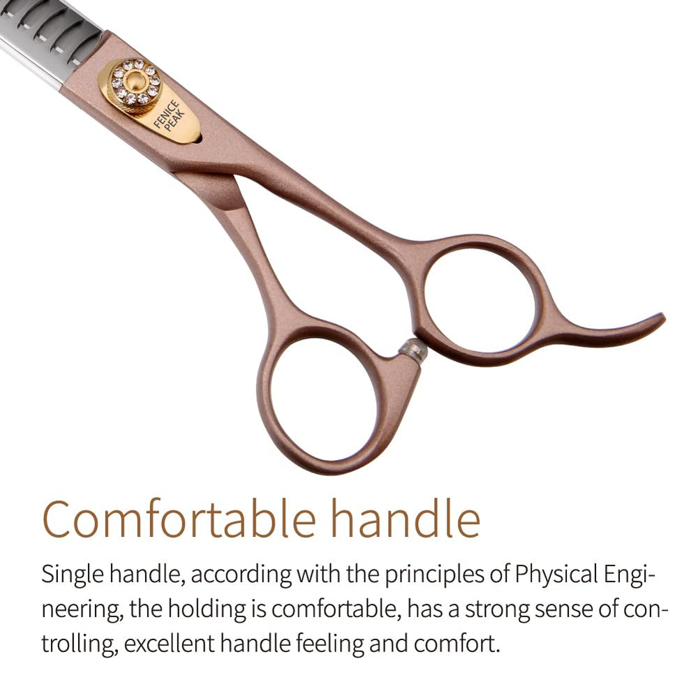 Fenice Peak chunker scissors create defined finishing lines for pets