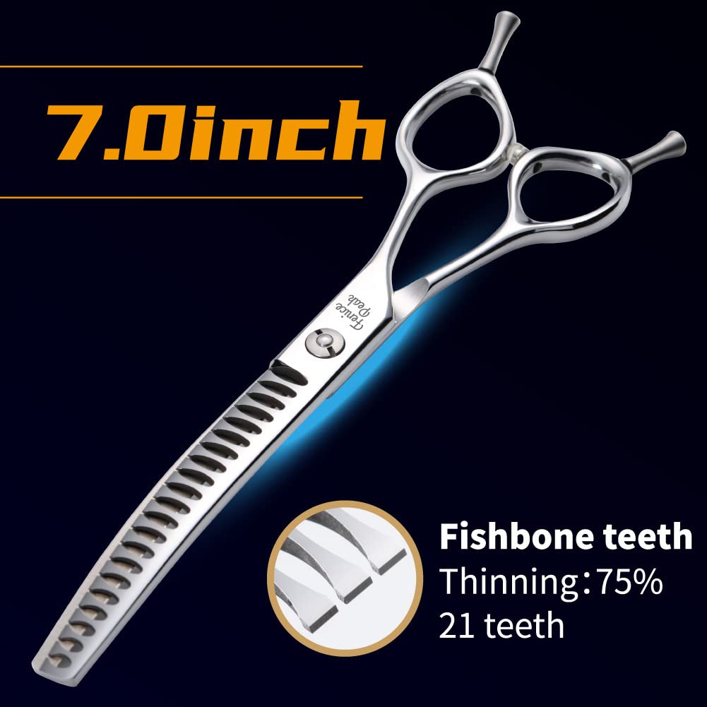 Fenice Peak body trimming scissors provide precise layers for dogs and cats with minimal effort.