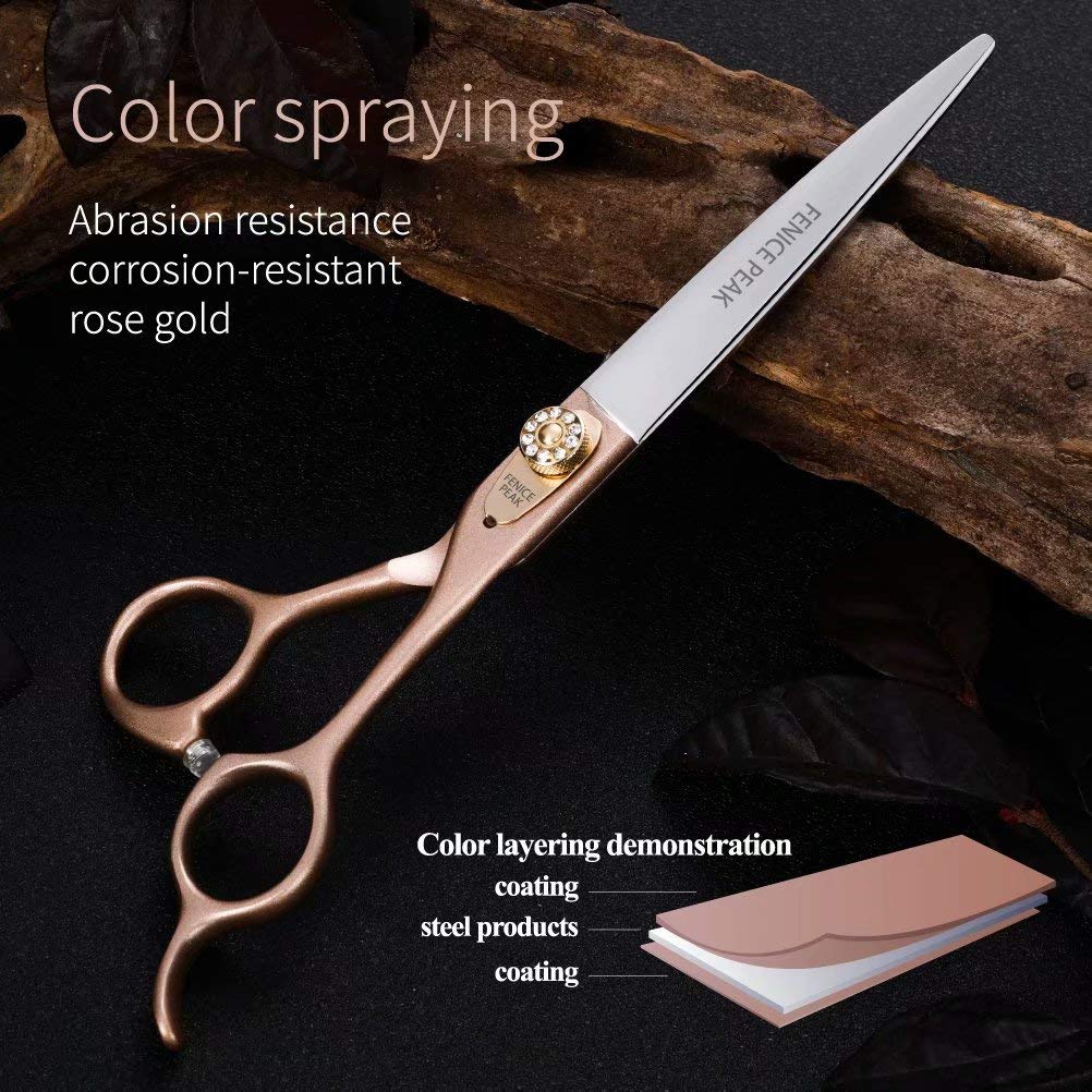 Fenice Peak dog-cat grooming scissors ready for versatile trimming at home.