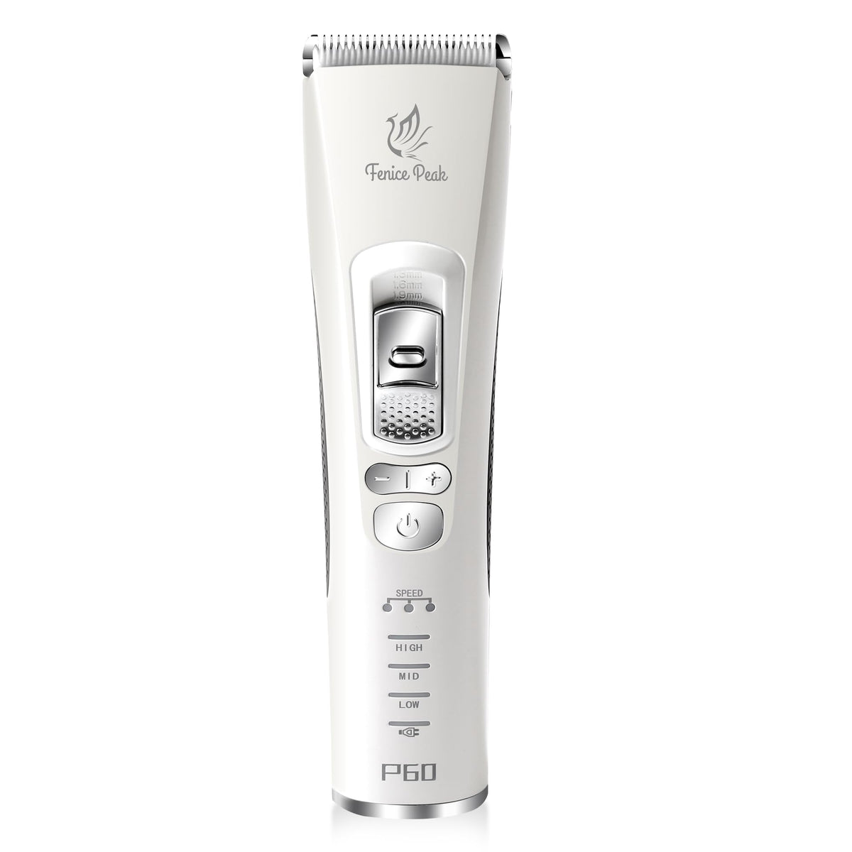 FENICE PEAK dog grooming clippers with universal design for cats and dogs.