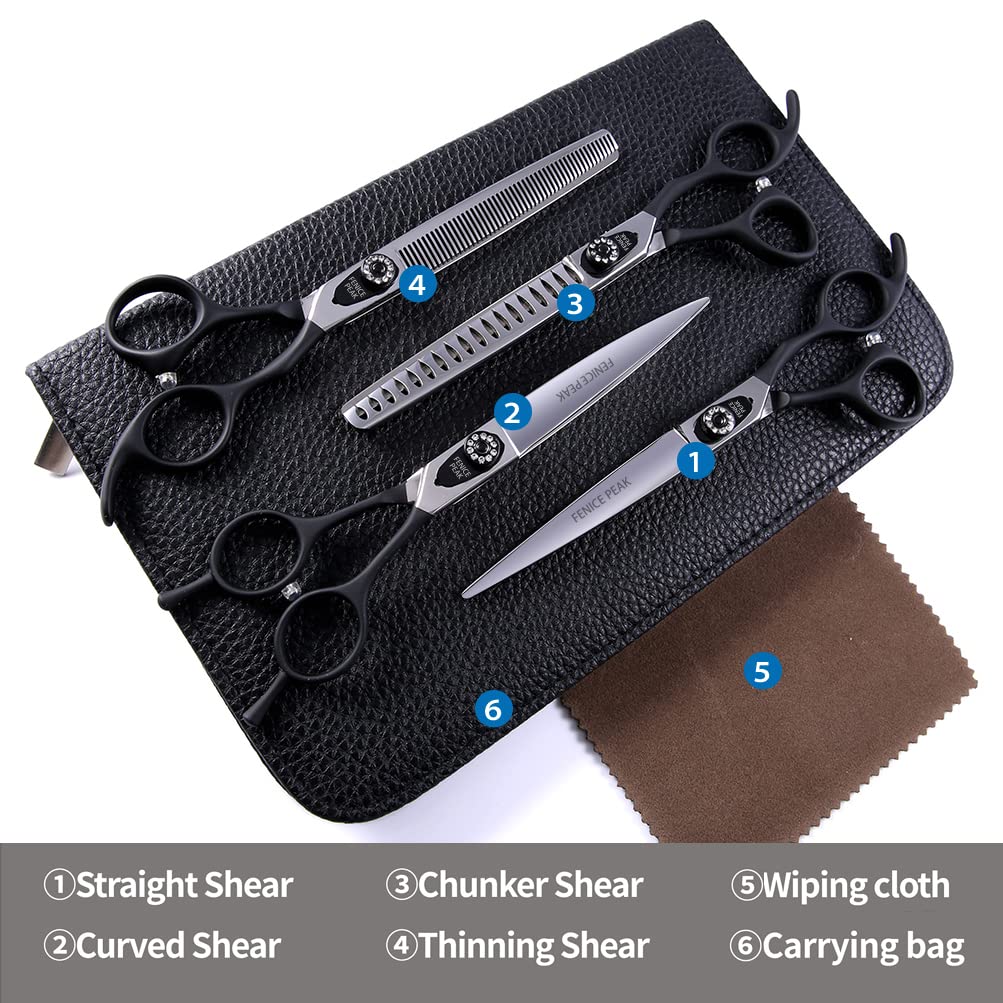 Fenice Peak in-hand use demonstrates ergonomic grip during grooming.