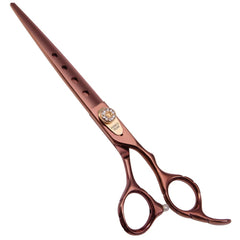 Fenice Peak dog grooming scissors blade closeup—sharp precision and long-lasting edge.
