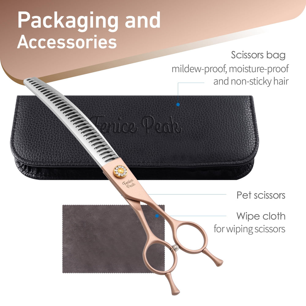 Fenice Peak durable thinning shears built for repeated grooming sessions.