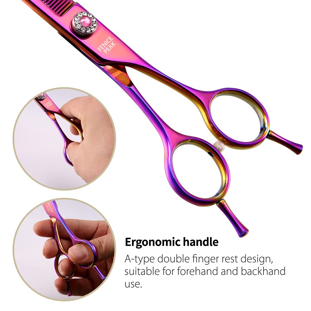 Fenice Peak ergonomic handle design for comfortable grooming sessions