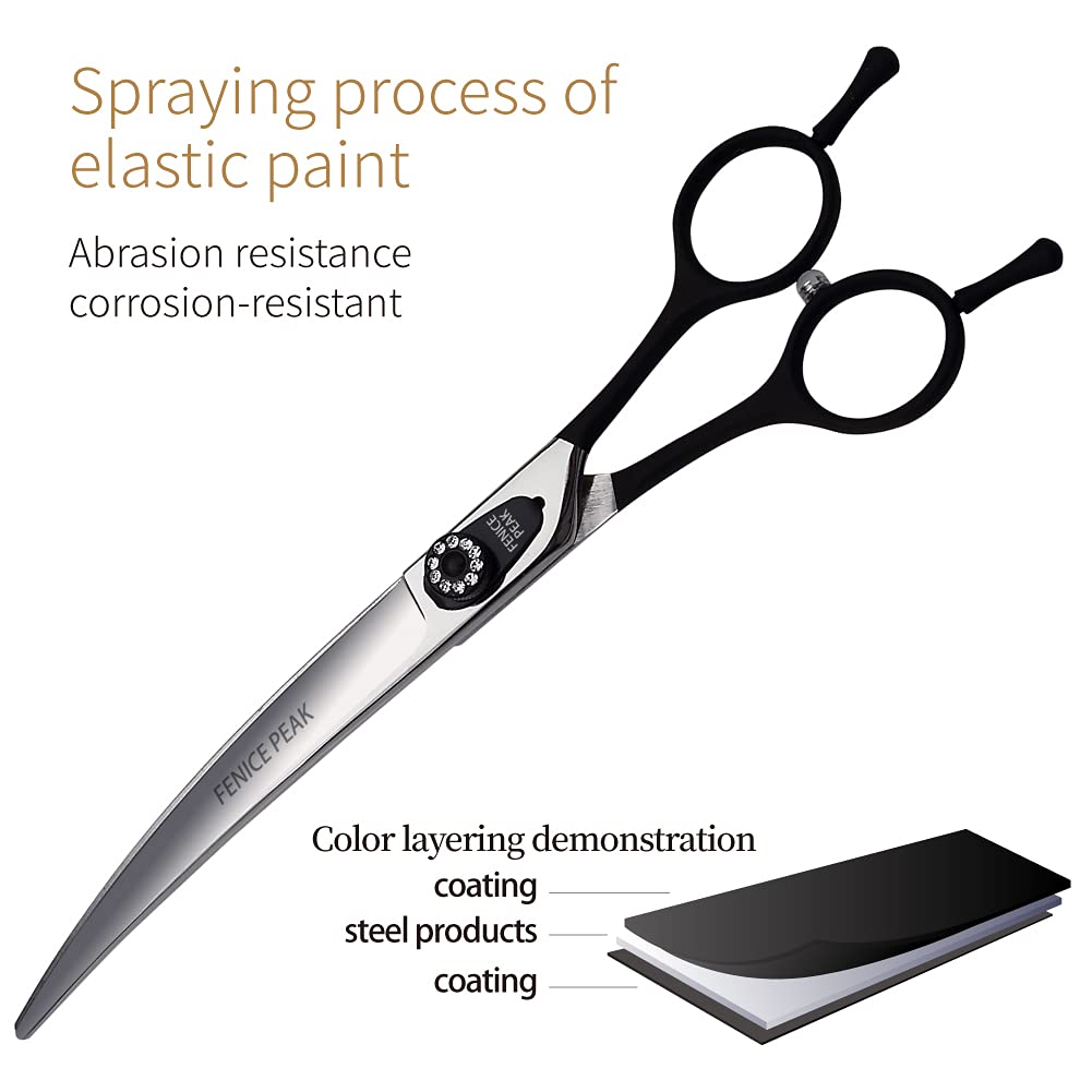 Fenice Peak left-right handed design supports comfortable use for any groomer