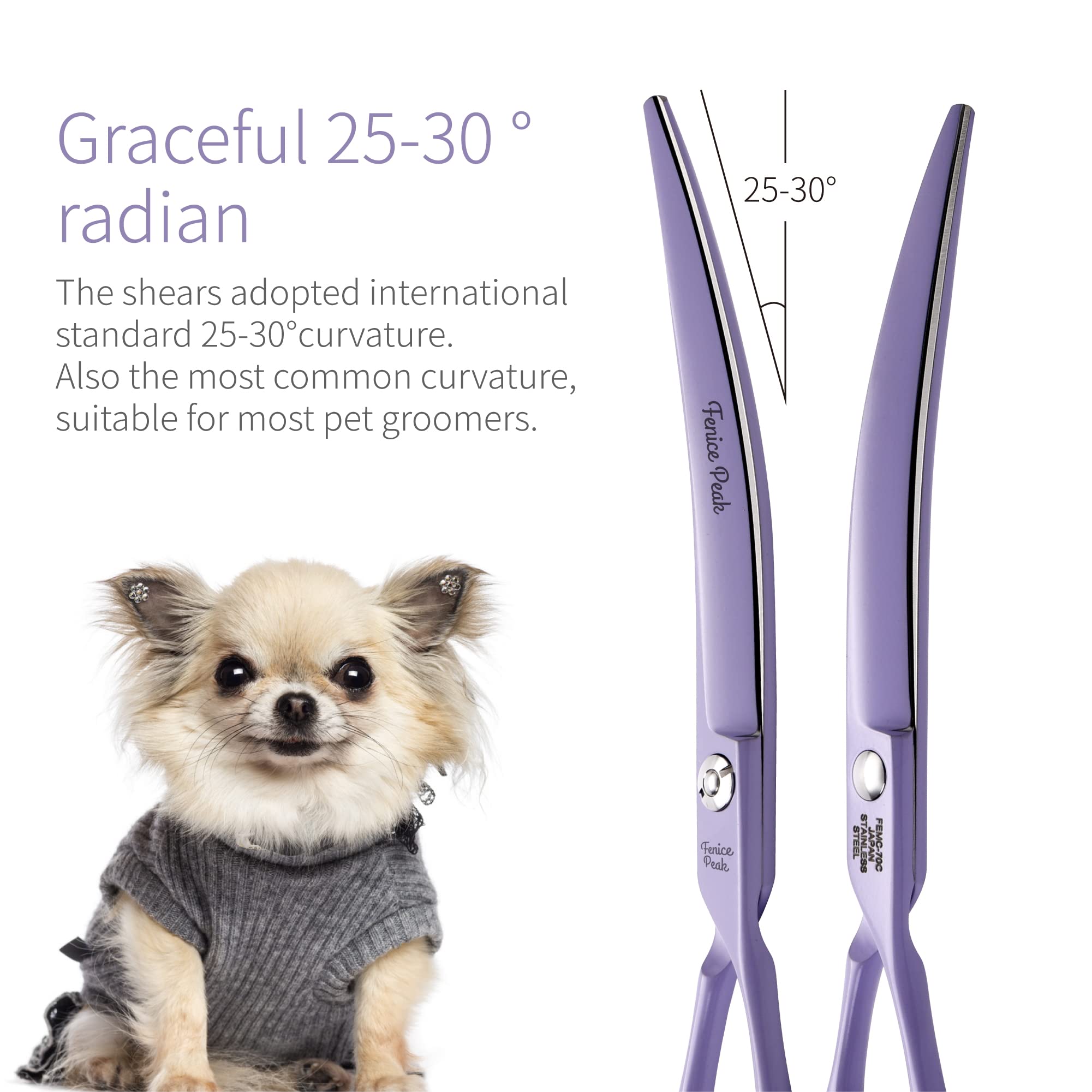 Fenice Peak pet grooming in action demonstrating smooth, blended trim
