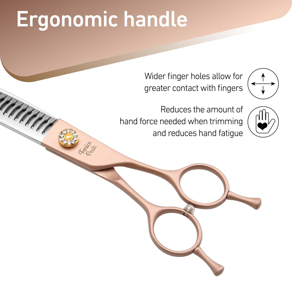 Fenice Peak precise-cutting-edges for a fine fur texture in grooming.