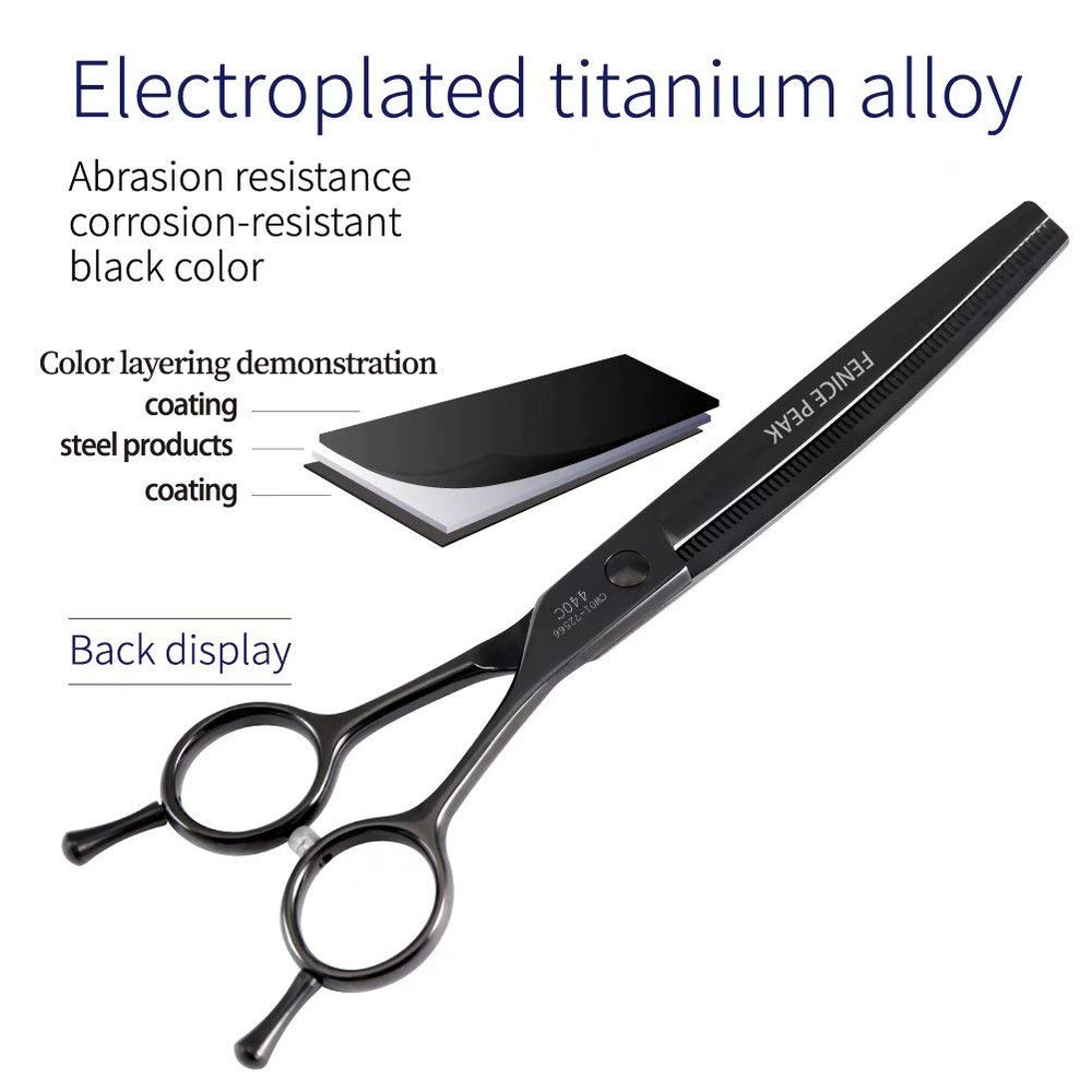 Fenice Peak professional dog-cat grooming scissors with case for multipurpose use