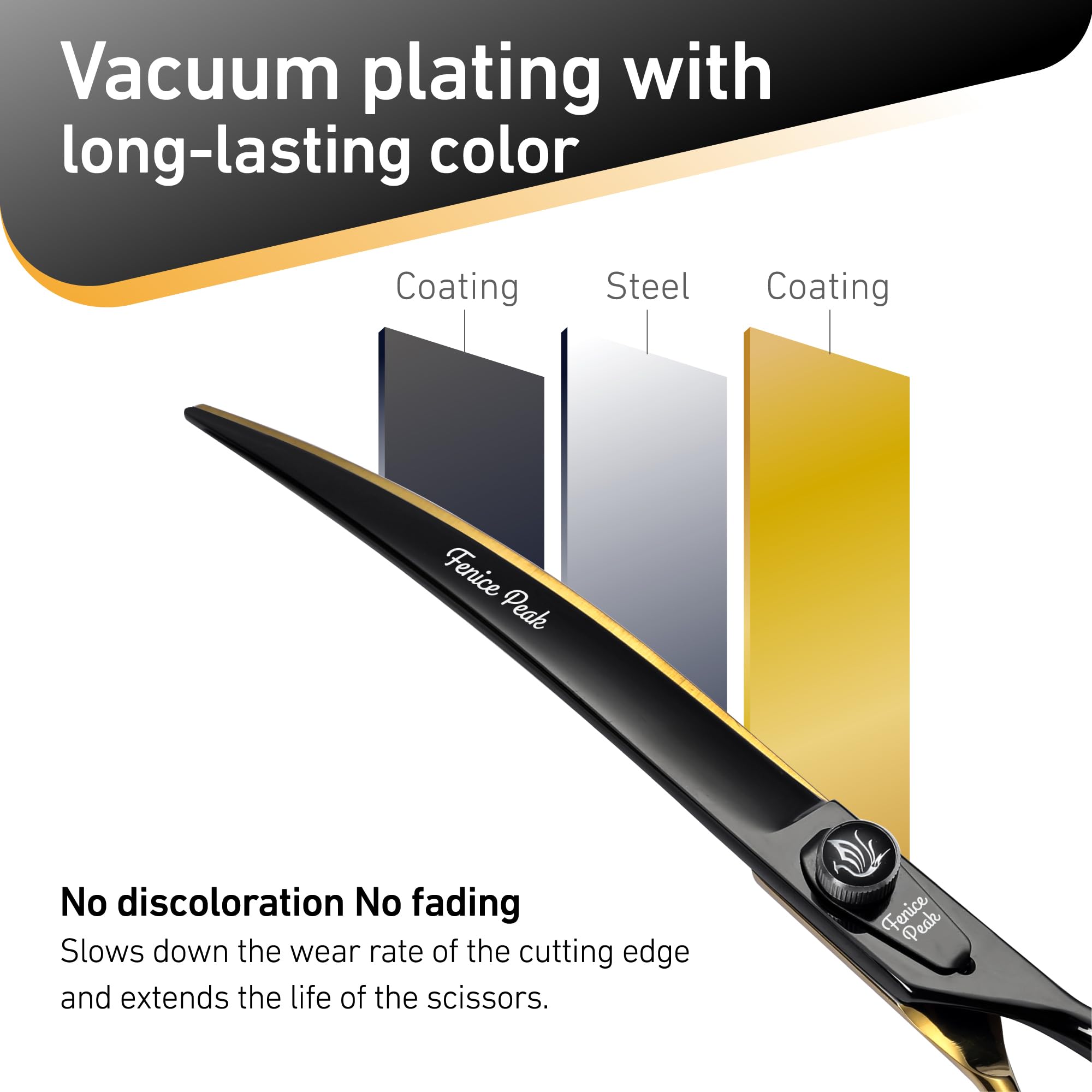 Fenice Peak silencer feature reducing noise to calm sensitive pets during grooming