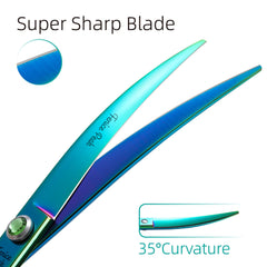 Fenice Peak silent-cut dog shears reduce noise for calmer grooming sessions