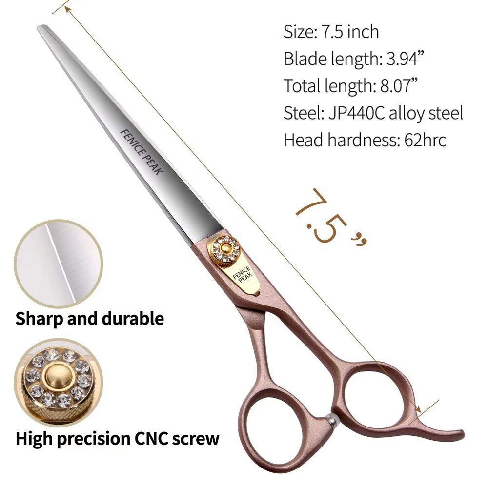 Fenice Peak smooth cutting action supports neat pet hair lines