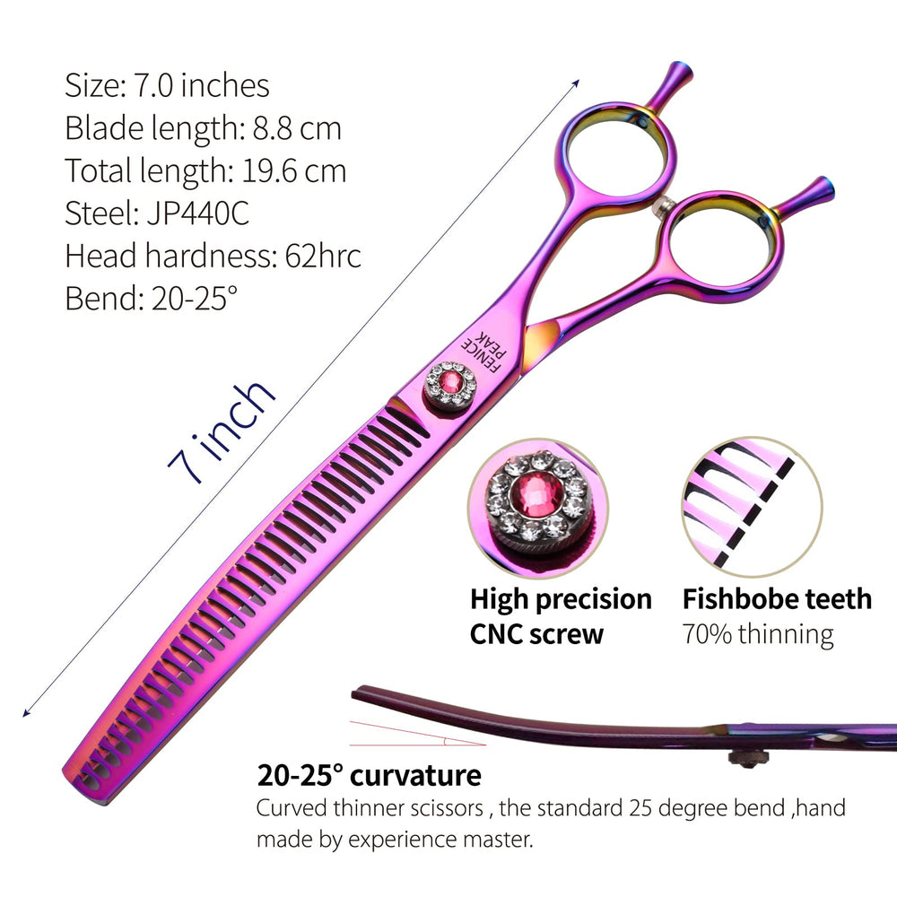 Fenice Peak smooth-motion handle design provides comfortable control during thinning.