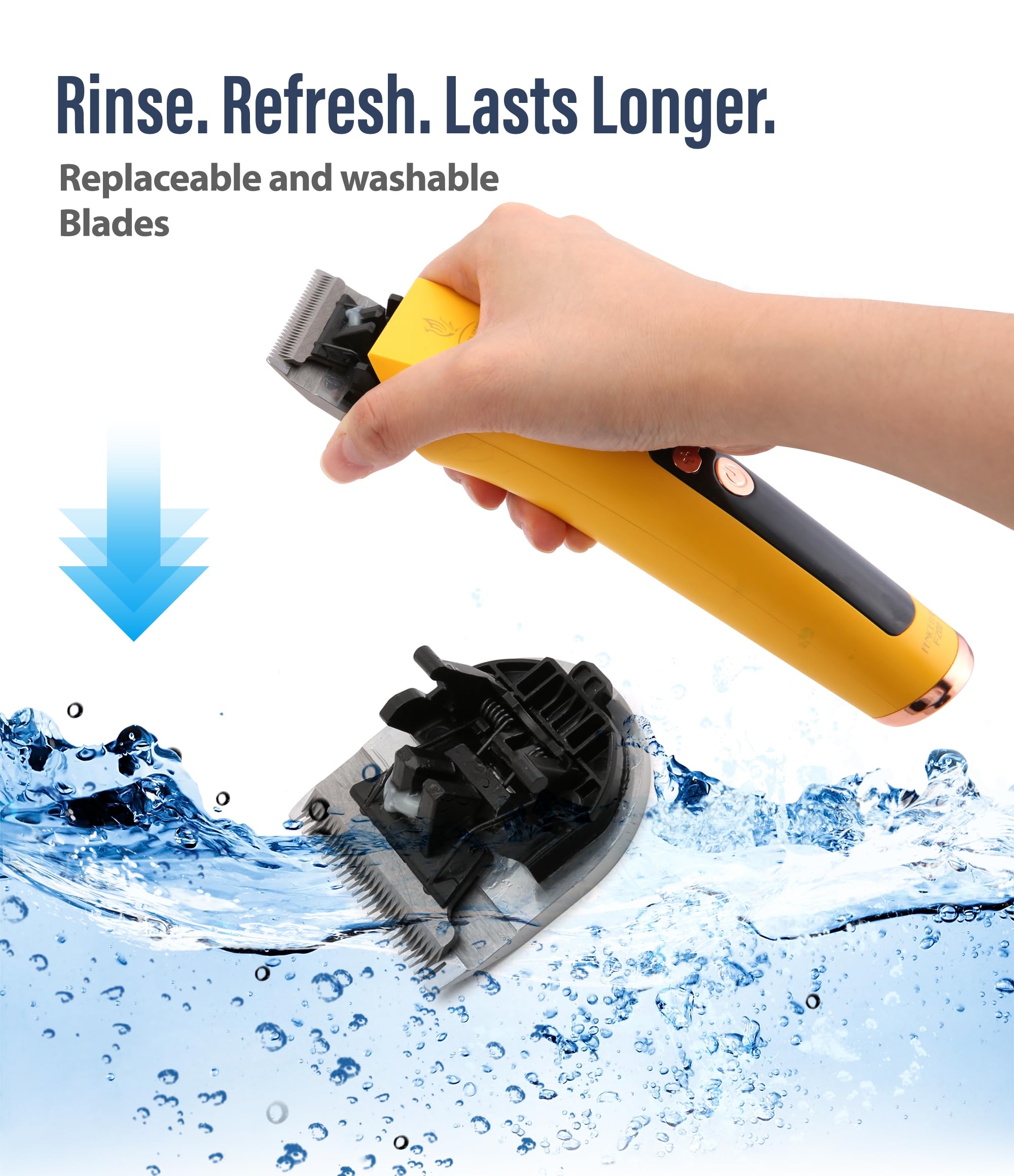 Ultra-quiet motor on Fenice Peak clippers reduces stress during grooming sessions.