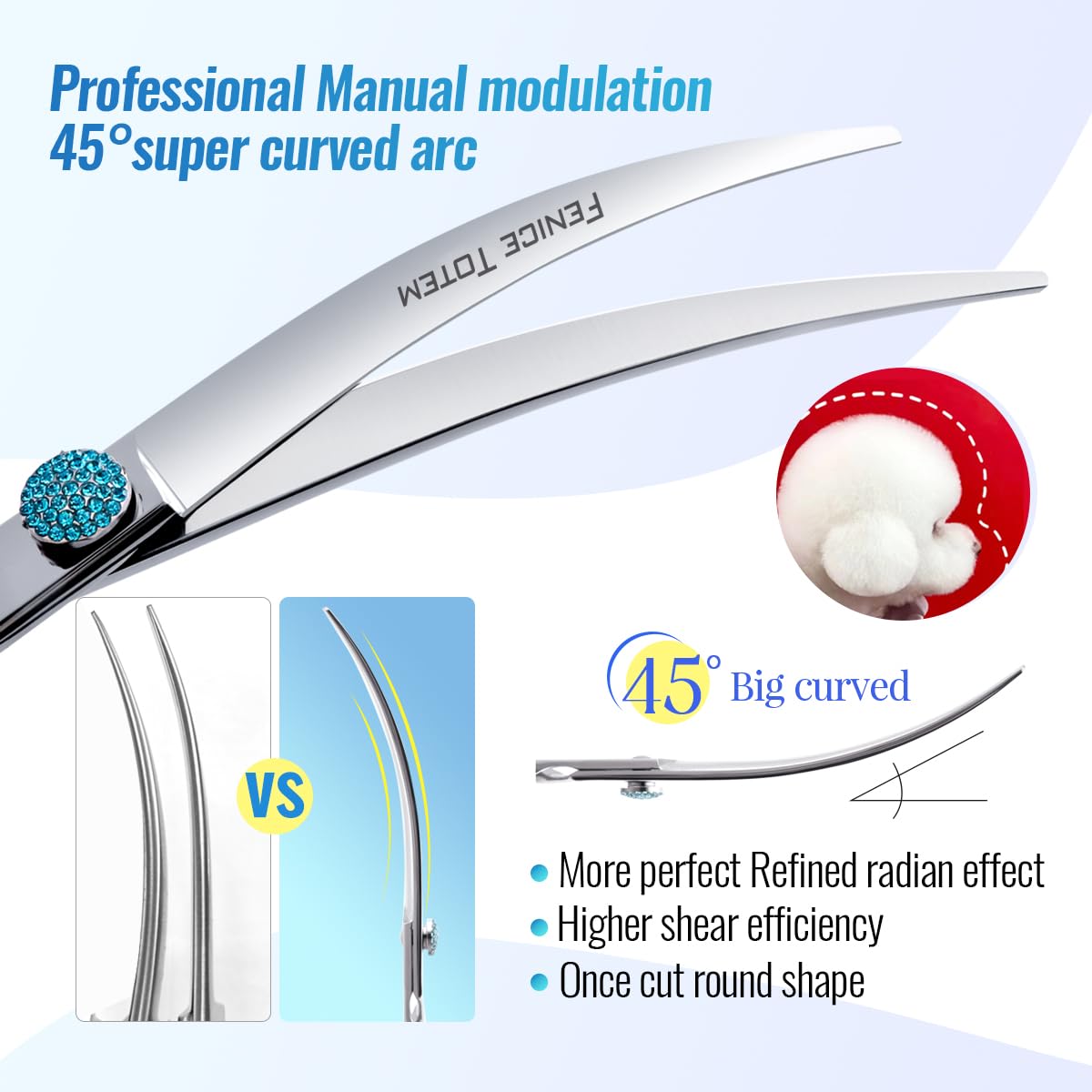Fenice Totem 440C stainless steel blade close-up highlights long-lasting sharp edge.