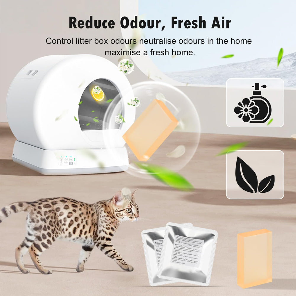 Fenkabs LB02 compatible deodorizer gel helps maintain a fresher litter area.