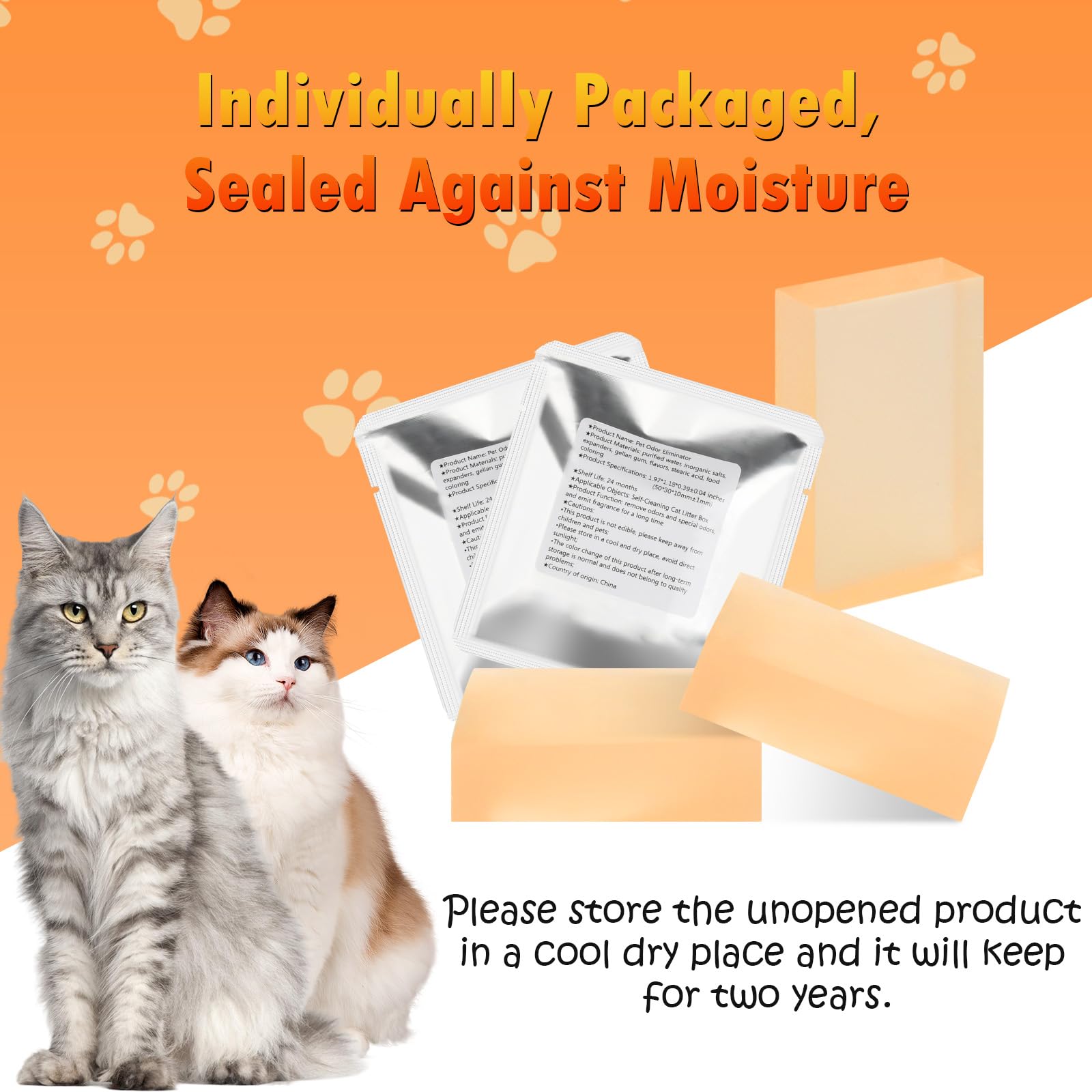 One piece lasts up to a month, ideal for steady odor control.