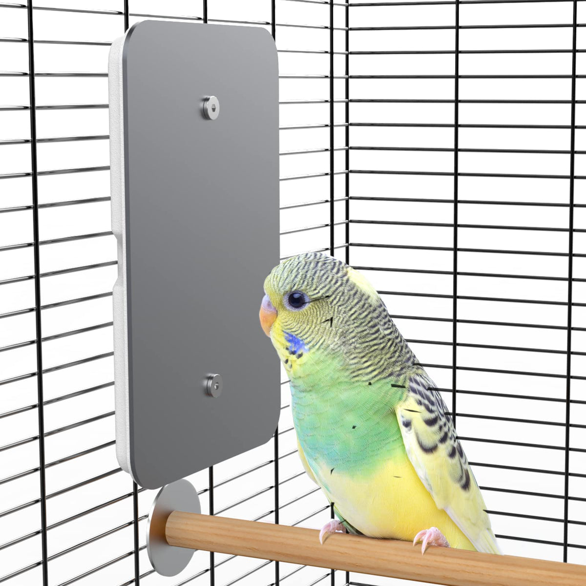 fenocran indoor bird heater pad front view with aluminum heat panel for even warmth