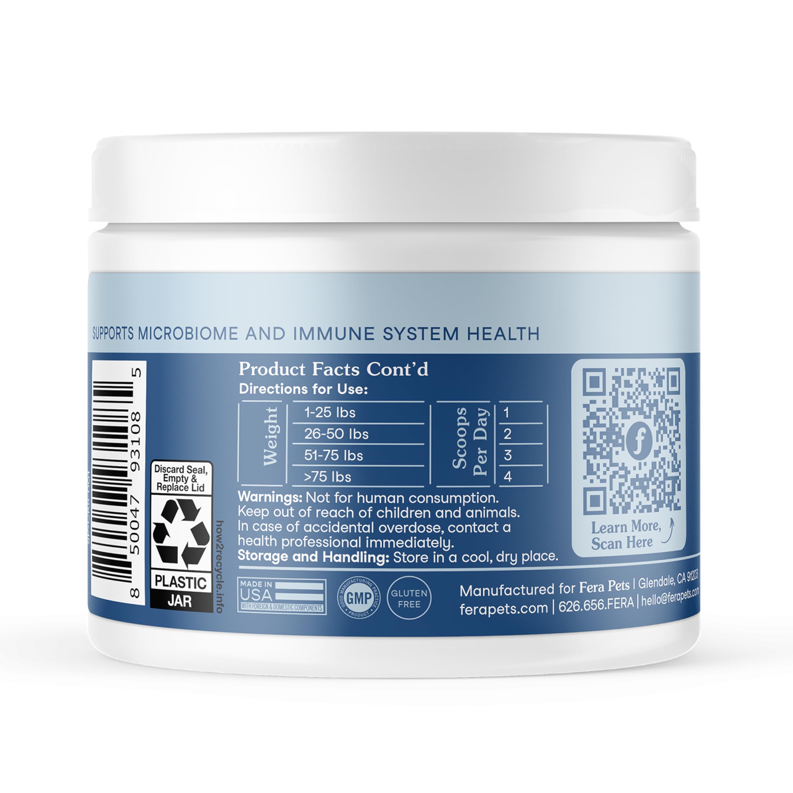 USA-made NASC GMP seal shows quality assurance.