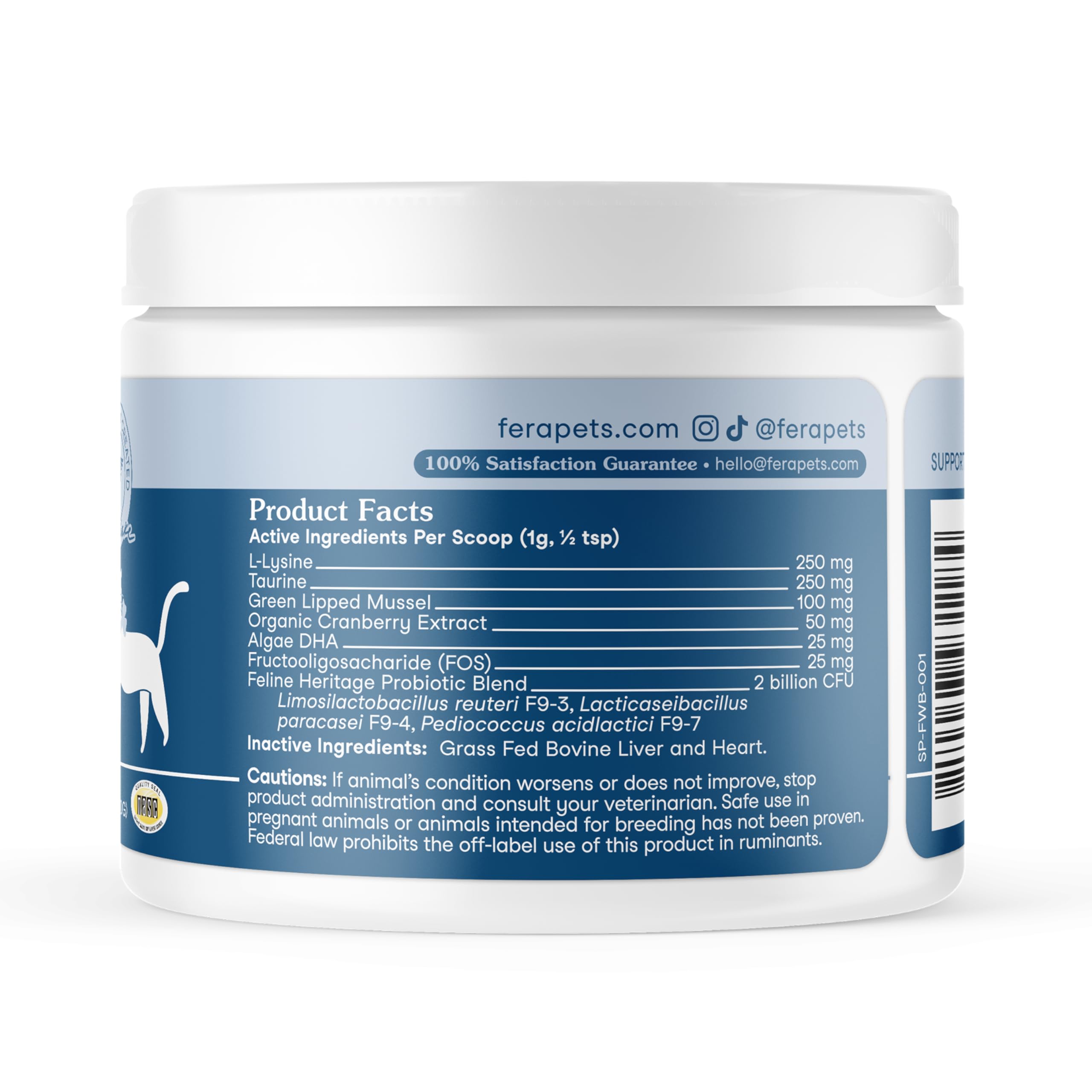 Algal DHA detail indicates skin and coat nourishment features