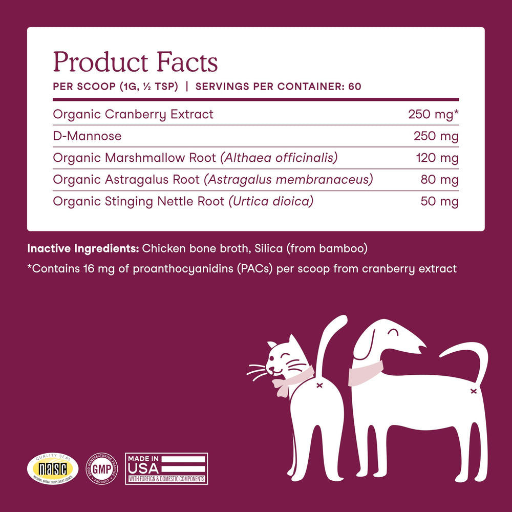 Fera Pets marshmallow root detail suggesting soothing texture