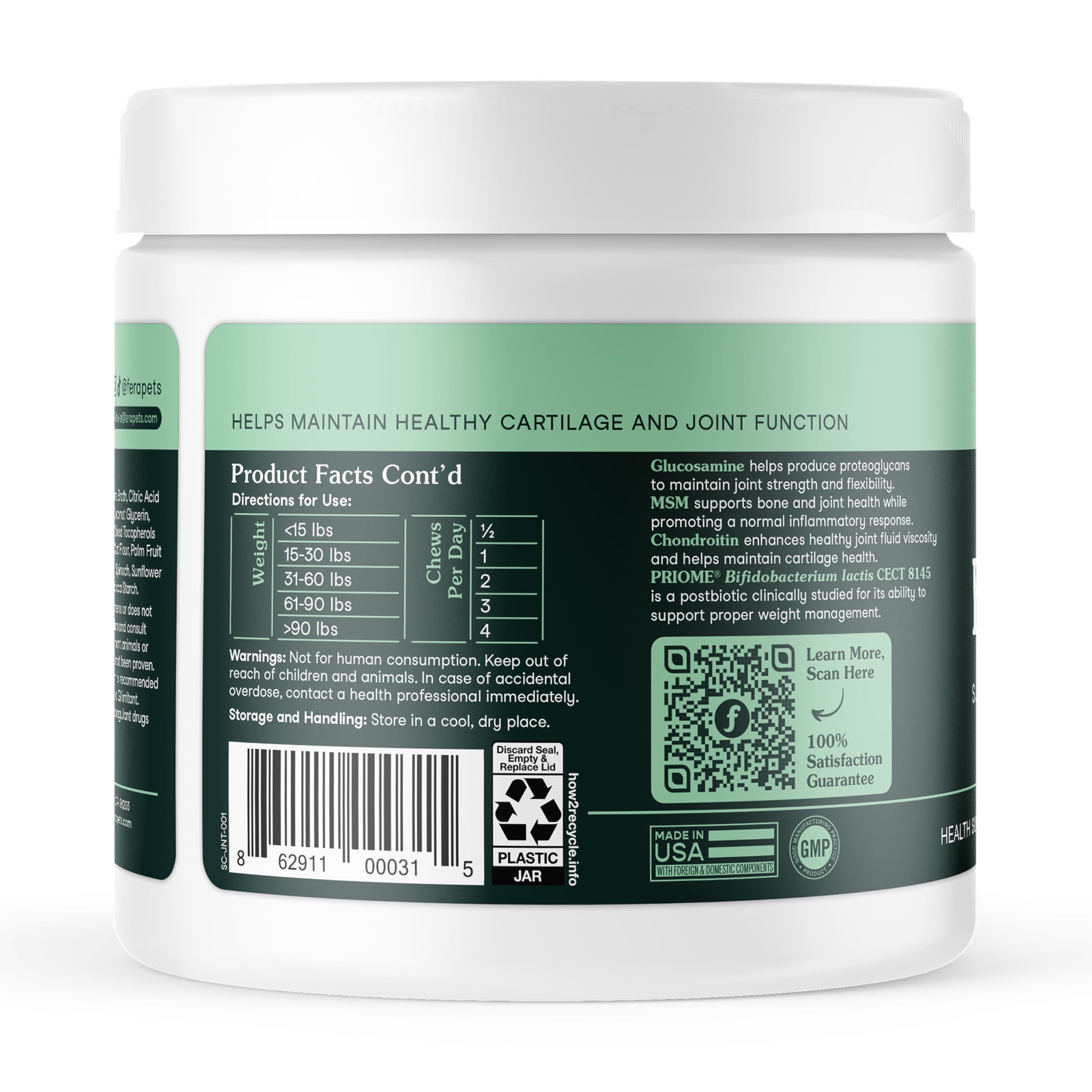 Fera Pets Priome postbiotic icon signals gut health and weight-friendly support
