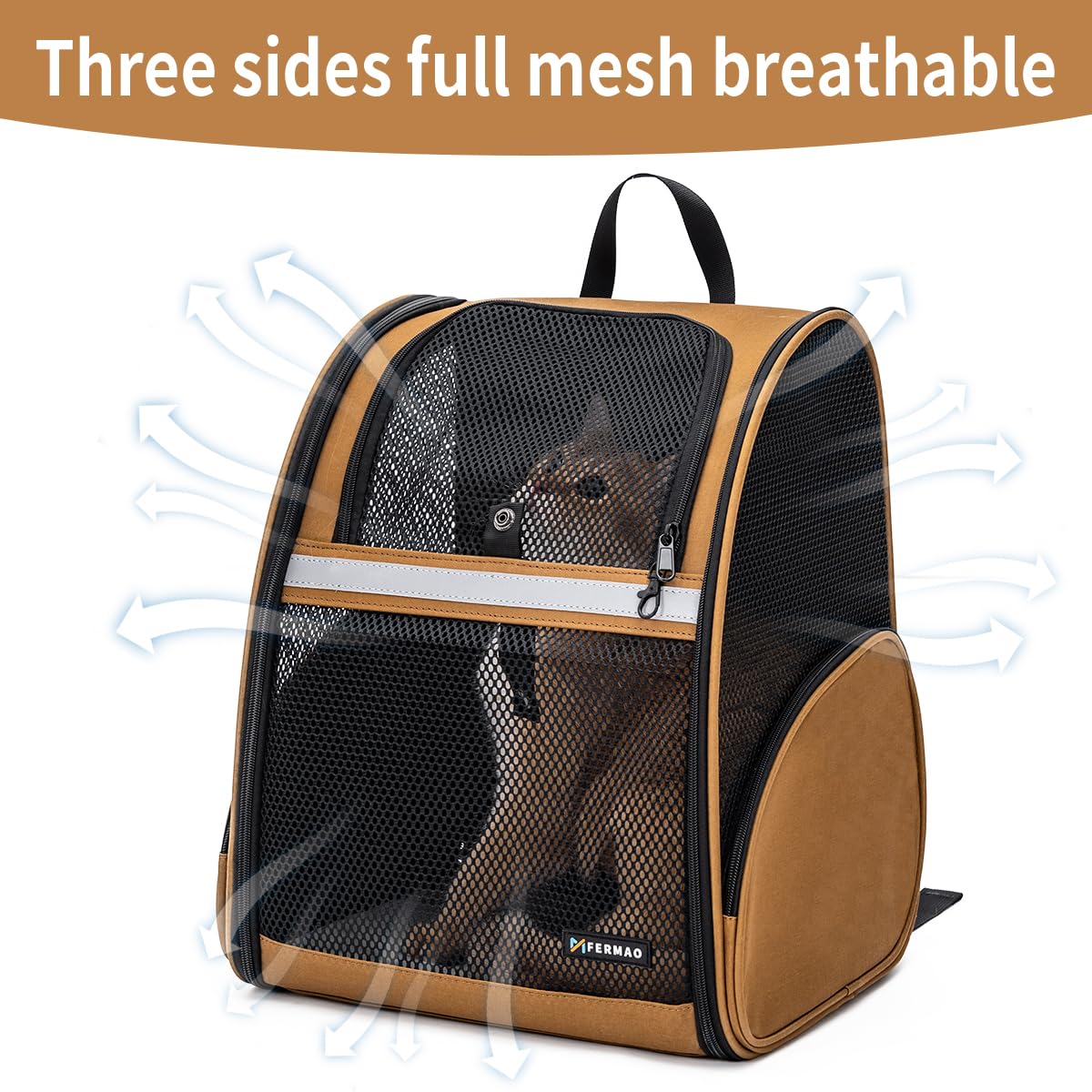 FERMAO removable-washable mat keeps carrier clean and cozy