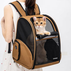 FERMAO backpack features steel-frame support for stable movement