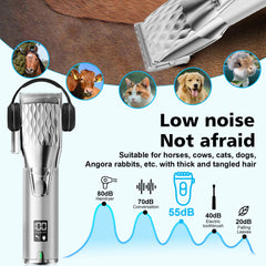 Fernlandia Horse Clippers metal body stays cool during long sessions